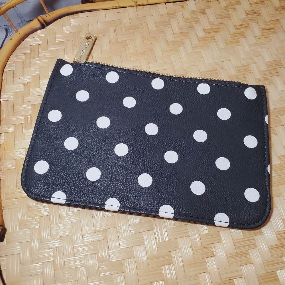 Betsey Johnson Polkadot travel makeup puch